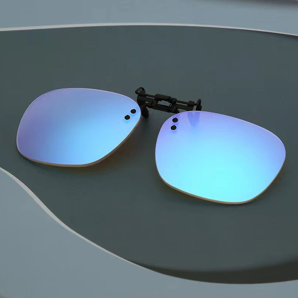 Gafas para personas con daltonismo del daltonismo y debilidad de color rojo-verde, lentes de revestimiento de dos caras de media montura de plástico: Transparente