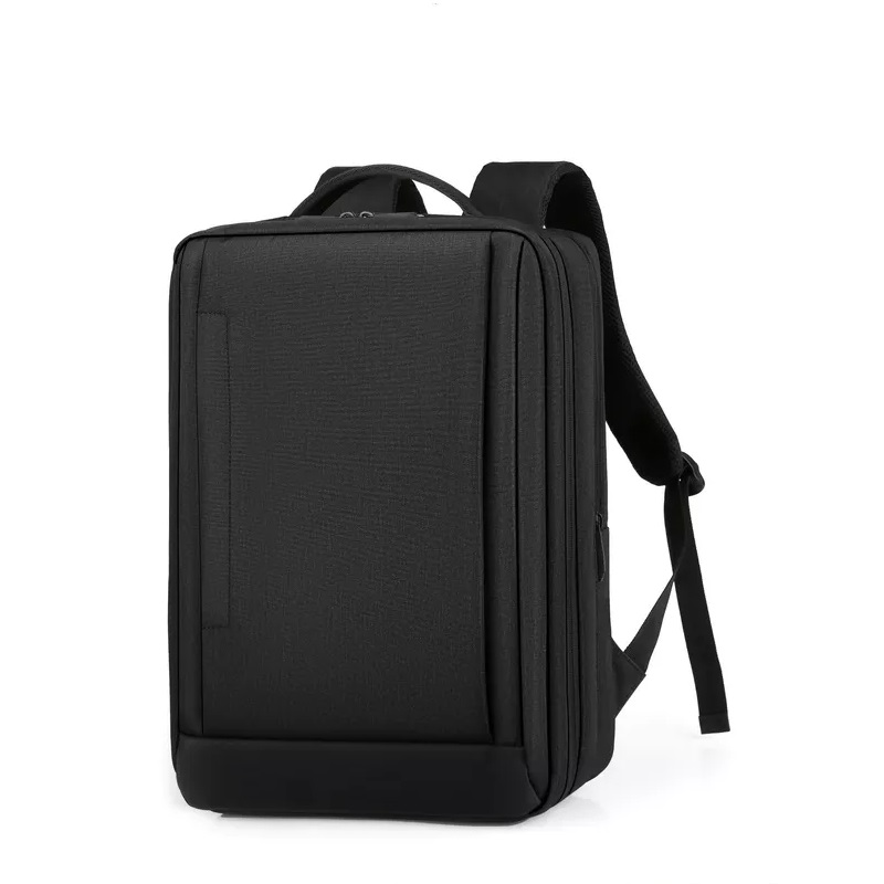 Men's backpack 15.6 Inch Laptop Backpacks Business Notebook Mochila Waterproof Back Pack USB Charging Travel Bags student bag: Set 1