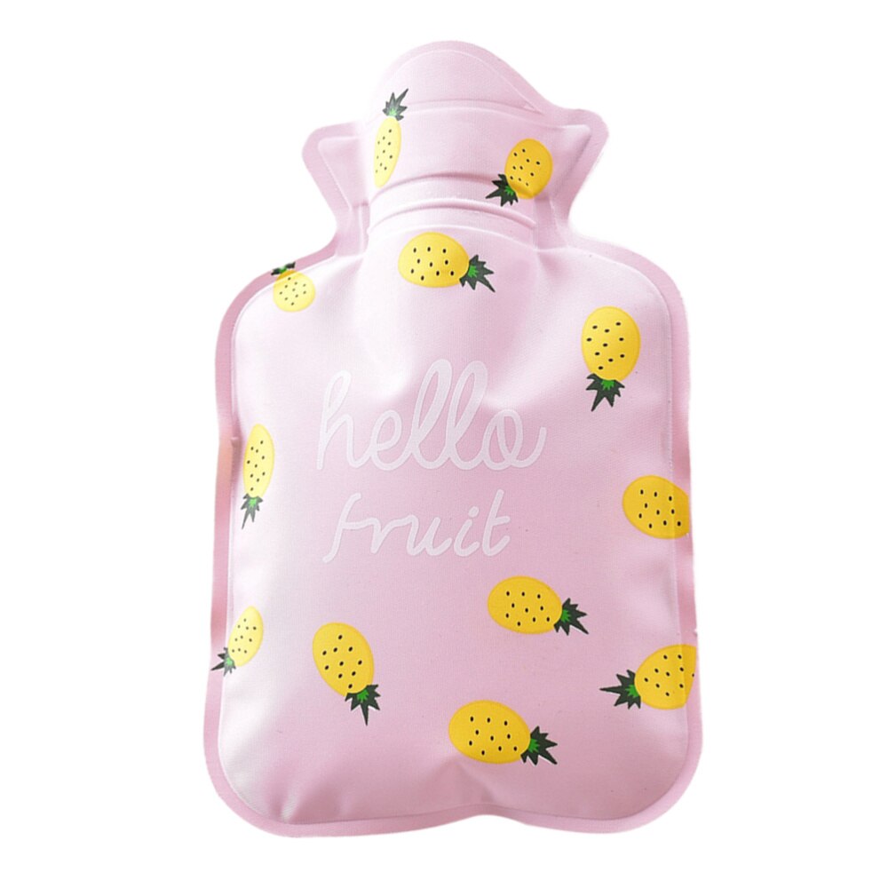 Mini Thick Water Injection Water Bottle Cartoon PVC Water Bottle (Small Pinapple): Default Title