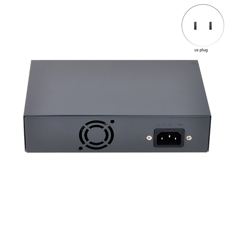 POE Network Switch PSE604GS 4 Port POE + 1 Port Uplink + 1 Port SFP 65W IEEE802.3At / Af Standard All Gigabit (US Plug)