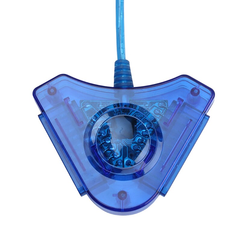 Kebidu Joystick USB Dual Player Converter Adapter Cable Support two controller For PS2 Gamepad for Windows7/8/2000/ME/XP