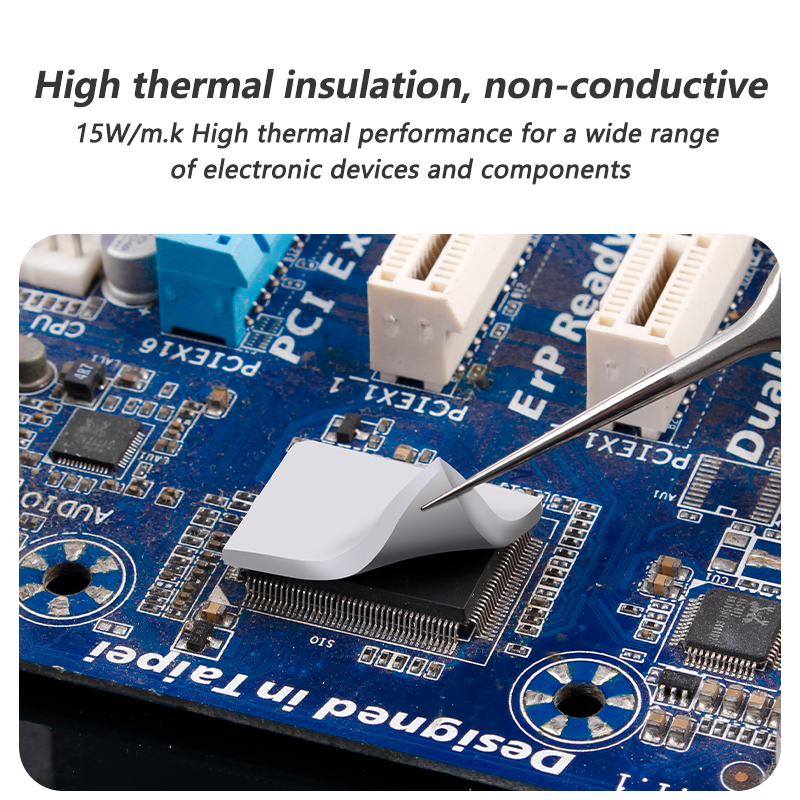 Thermal pad 21W/mK 100x100mm Thermal conductivity CPU Heatsink Cooling Conductive Silicone Pad Thermal Pads