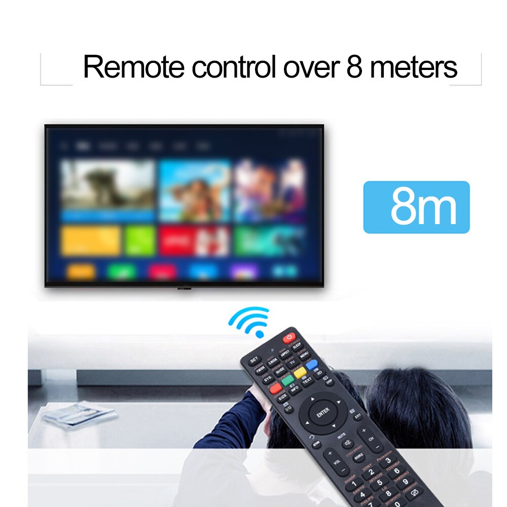 Universal Remote Control Rm-L1130+8 For All Brand Tv Smart Tv Remote Control Comfortable To Use For LED TV Or LCD TV