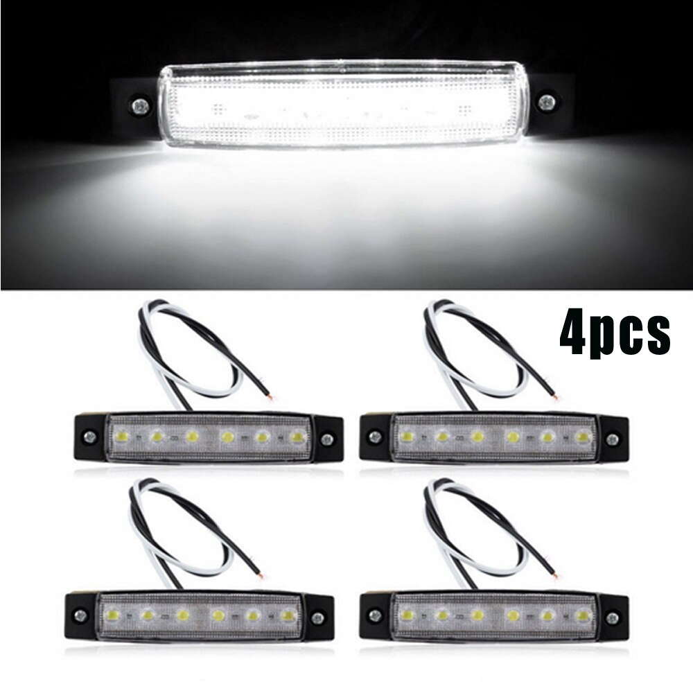 4Pc Marine Grade 12 Volt Grote Waterdichte Cool White Led Courtesy Lights Set 100*20*8Mm auto Verlichting Accessoires