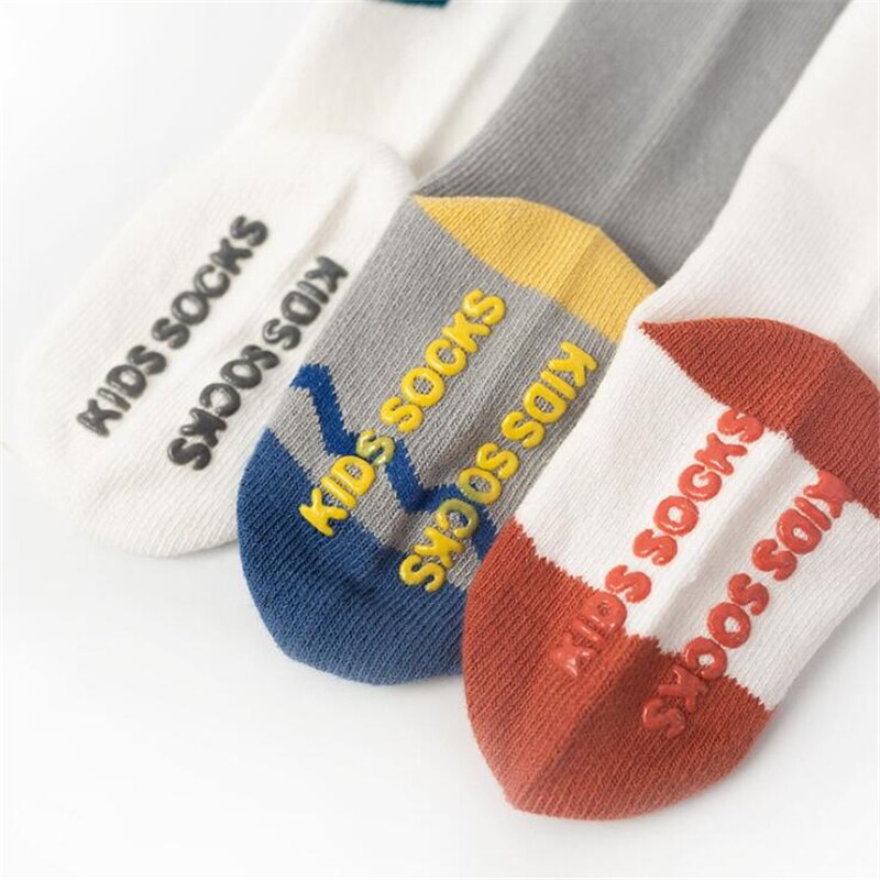1 para 0 robić 24M Słodki lis skarpety dziecięce antypoślizgowe z uchwytami długie skarpetki bawełniane dla niemowlę dziewczynki chłopcy noworodka skarpety robić kolan 2020