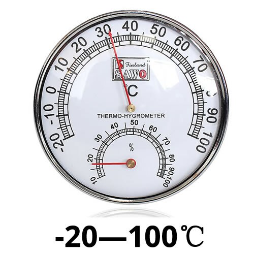 Rvs Sauna Thermometers Hygrometer Bad Sauna: 01