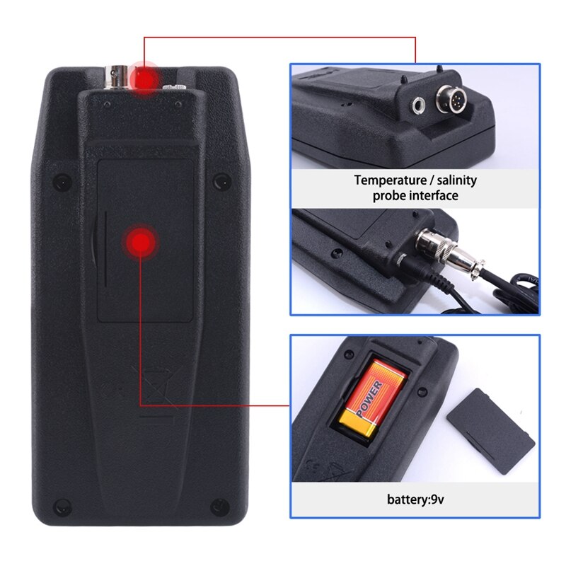 EC-8423 2 In1 TEMP EC Tester Digital EC Meter Conductivity Meters Water Test Tool for Pool Drink Water Aquarium