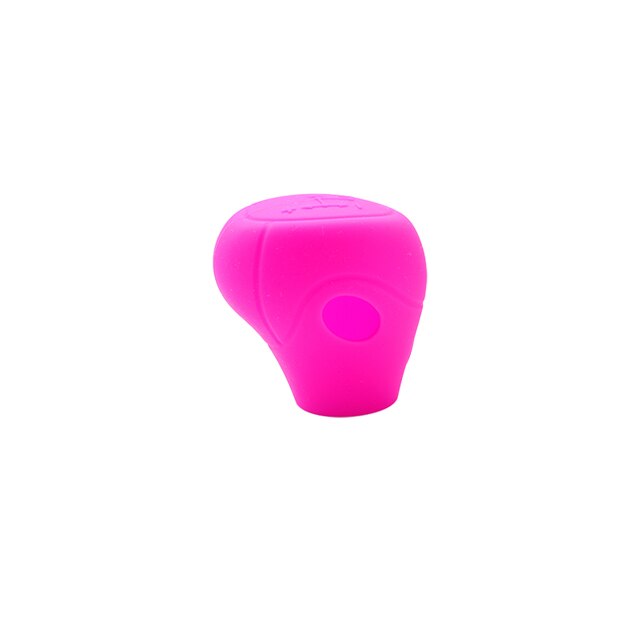 Car Shift Gear Lever Protective Shell Handbrake Silicone Cover Park Brake For Smart Fortwo W451 Styling Decoration Accessories: Rose red gear