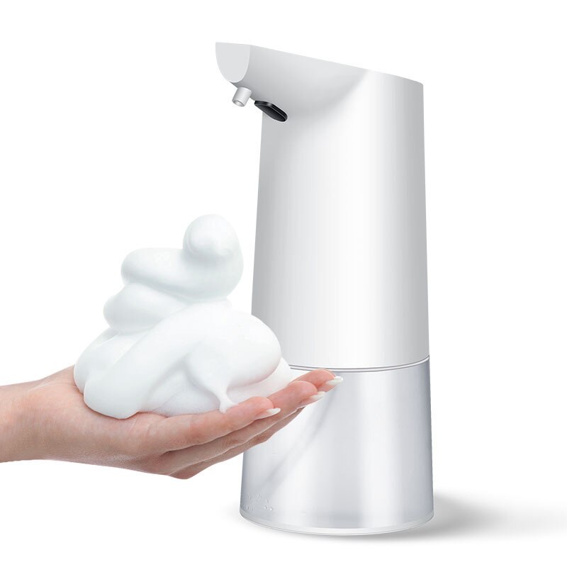 350 Ml Automatische Schuim Zeepdispenser Badkamer Keuken Smart Sensor Schuim Vloeistof Dispenser Hand Wassen Intelligente Zeepdispenser
