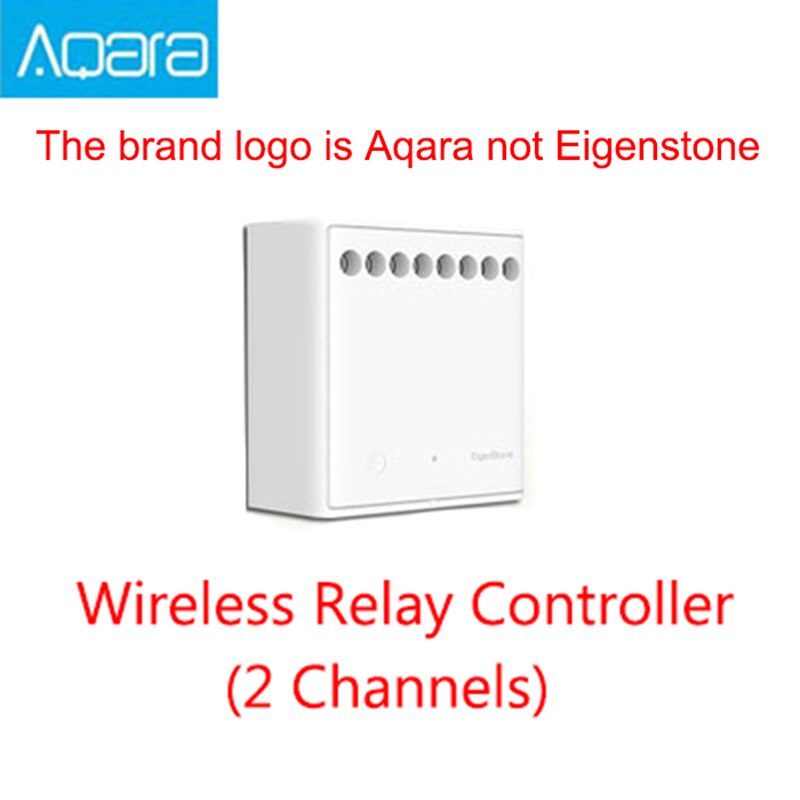 Original Mijia Aqara Two-way control module Wireless Relay Controller 2 channels Work For Mijia APP and Home kit: Default Title