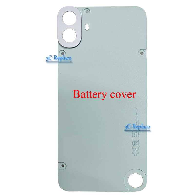 6,67 inch voor niets CMF Telefoon 1 A015 Terug Batterij Cover Voor Midden Frame Deur Behuizing Case Achter Glas Onderdelen Vervanging: Donkerblauw