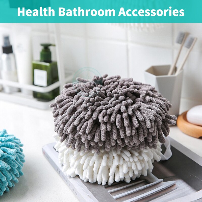 Wipe Hands Towel Ball Super Absorbent Fast Drying Soft To The Touch Prevent Bacterial Growth Health Bathroom Accessories