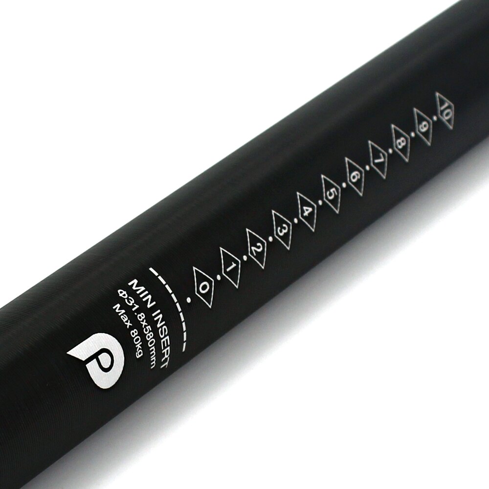 Litepro Hopfällbar Cykel Sadelstolpe Ultralätt - 31.8mm x 580mm - CNC Aluminiumlegering