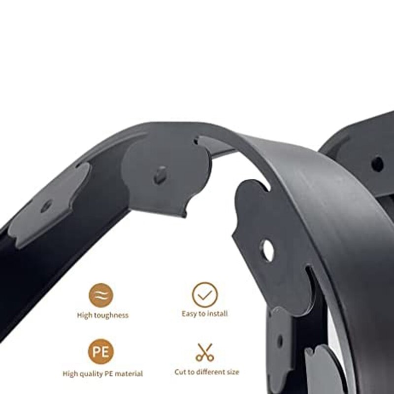 Landscape Edging Border Garden Edging Kit Garden Grass And Stone Isolation Belt For Yard Lawn Flower Gardens Border