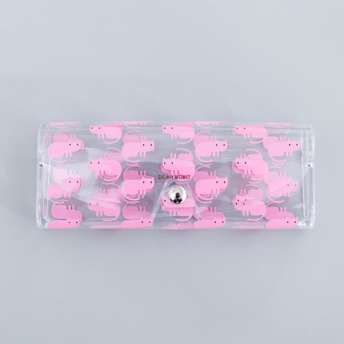1 PCS Cartoon Cute Travel Transparent PVC Eye Glasses Cosmetic Makeup Earphone Organizer Bag Case: 2