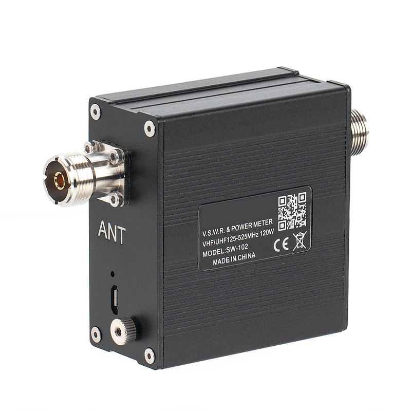 1 PCS SW-102 Meter 125-520 Mhz Digital VHF/UHF Power SWR Meter For Two Way Radio US Plug