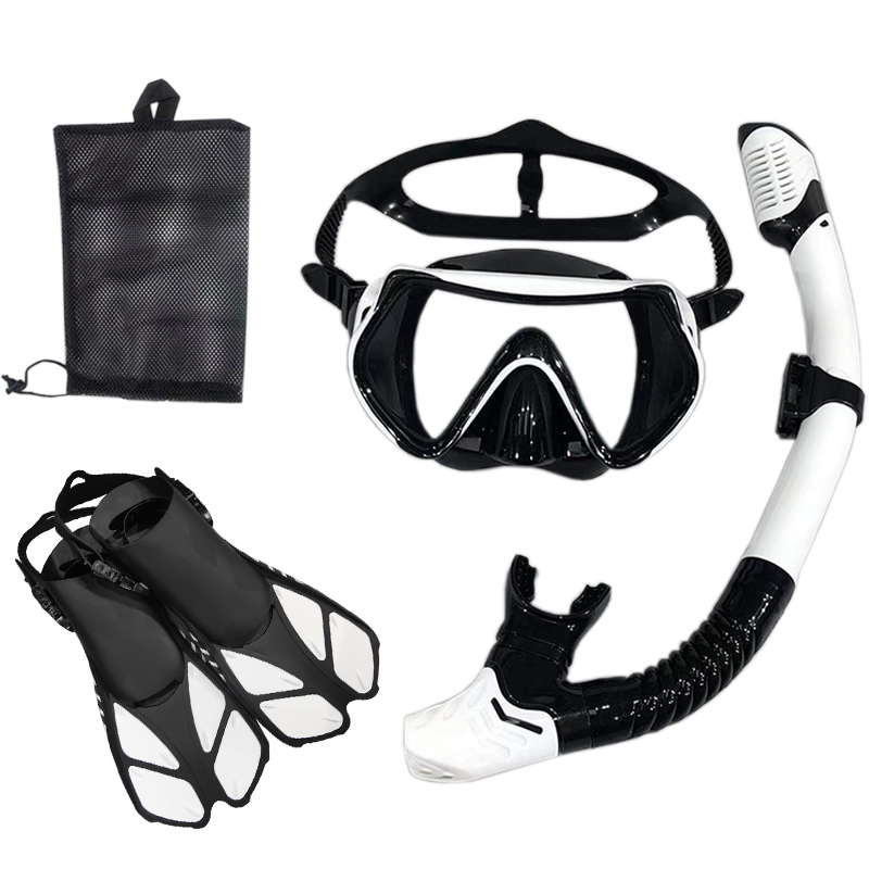 Máscara y gafas de buceo con snorkel, juego de tubo de natación para buceo, adulto, unisex