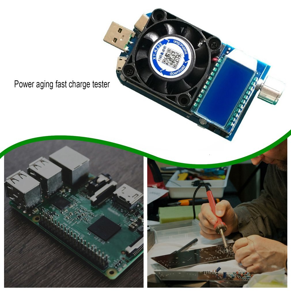 USB Adjustable Constant Current Electronic Load Charging Test Instrument Aging Discharger Intelligent