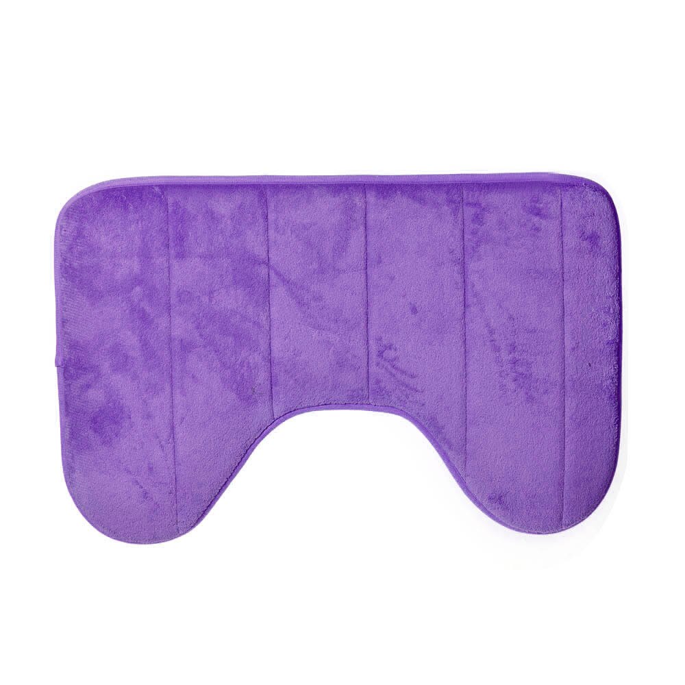 Bathroom Carpet Dywaniki Lazienkow Bathroom Accessories Tappeto Bagno 40*60Cm U Shaped Bath Mats Anti Slip Home Bathroom#w: Purple 