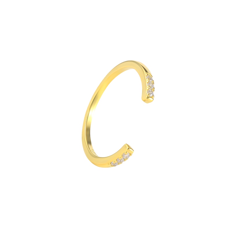 Roxi Glossy Gouden Ringen Voor Vrouwen Meisje Anillos Mujer Sieraden 925 Sterling Zilveren Ringen Bague Femme Open Ring Bruiloft ring: 2