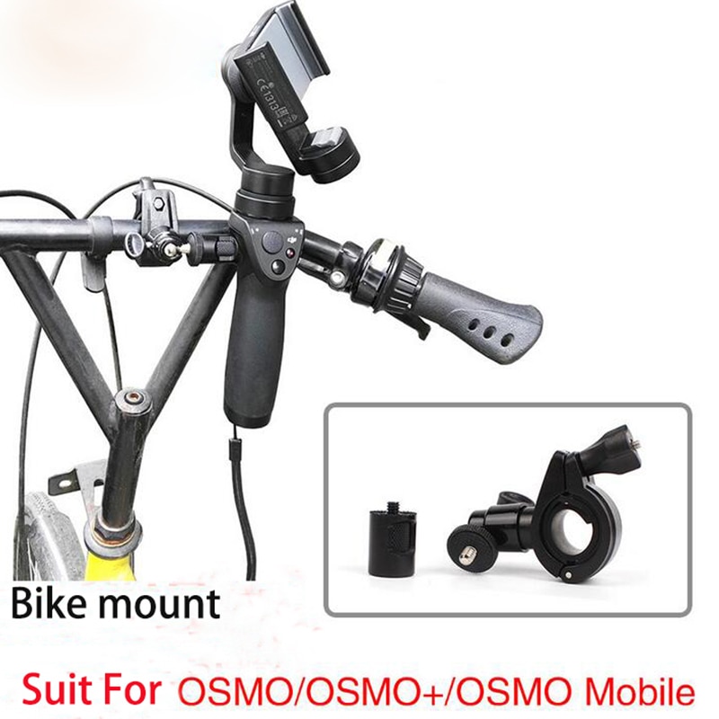 Cykelholder holderbeslag til dji osmo (+) & osmo mobil håndholdt gimbal stabilisator tilbehør