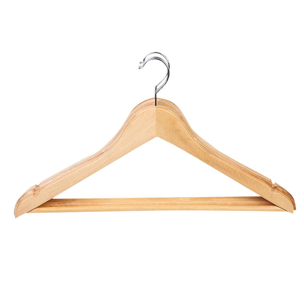 Clothes Rack Wooden Hangers Coat Suit Garment Clothes Wardrobe Wood Hanger Trouser Balcon Drying Rack For Clothes: Default Title