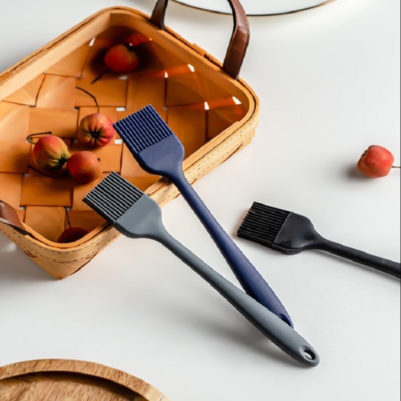 1PC Silicone Barbeque Brush Cooking BBQ Heat Resistant Oil Brushes Supplies Kitchen Bar Cake Baking Tools Utensil Supplies