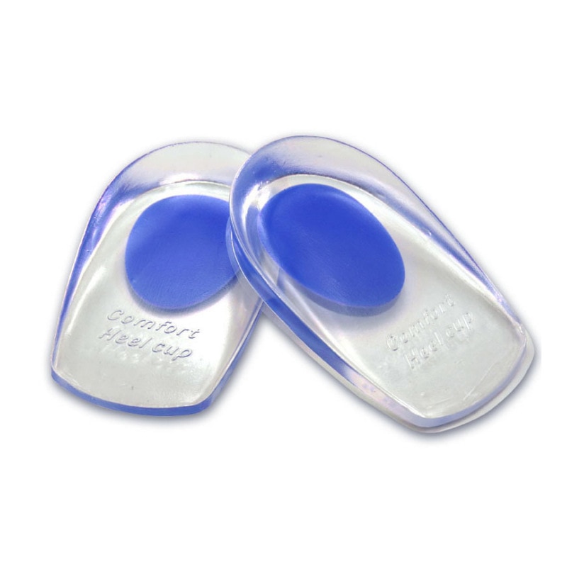 1 Paar Gel Binnenzool Silicone Mannen Vrouwen Hak Kussen Inlegzolen Zolen Verlichten Voet Pijn Spur Ondersteuning Shoe Pad Hoge Hak inserts