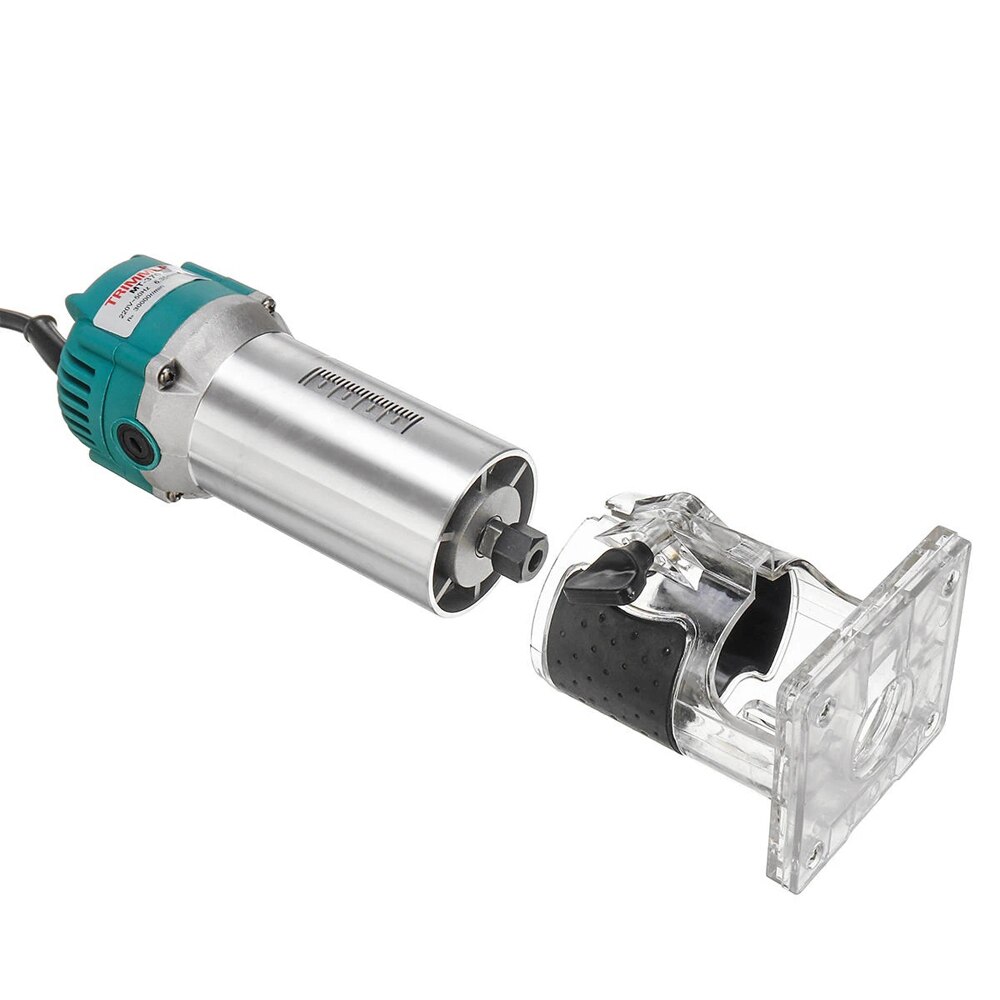 Palm Router Electric Hand Trimmer Wood Router 1/4'' Collets Woodworking Tool Laminate Trimmer