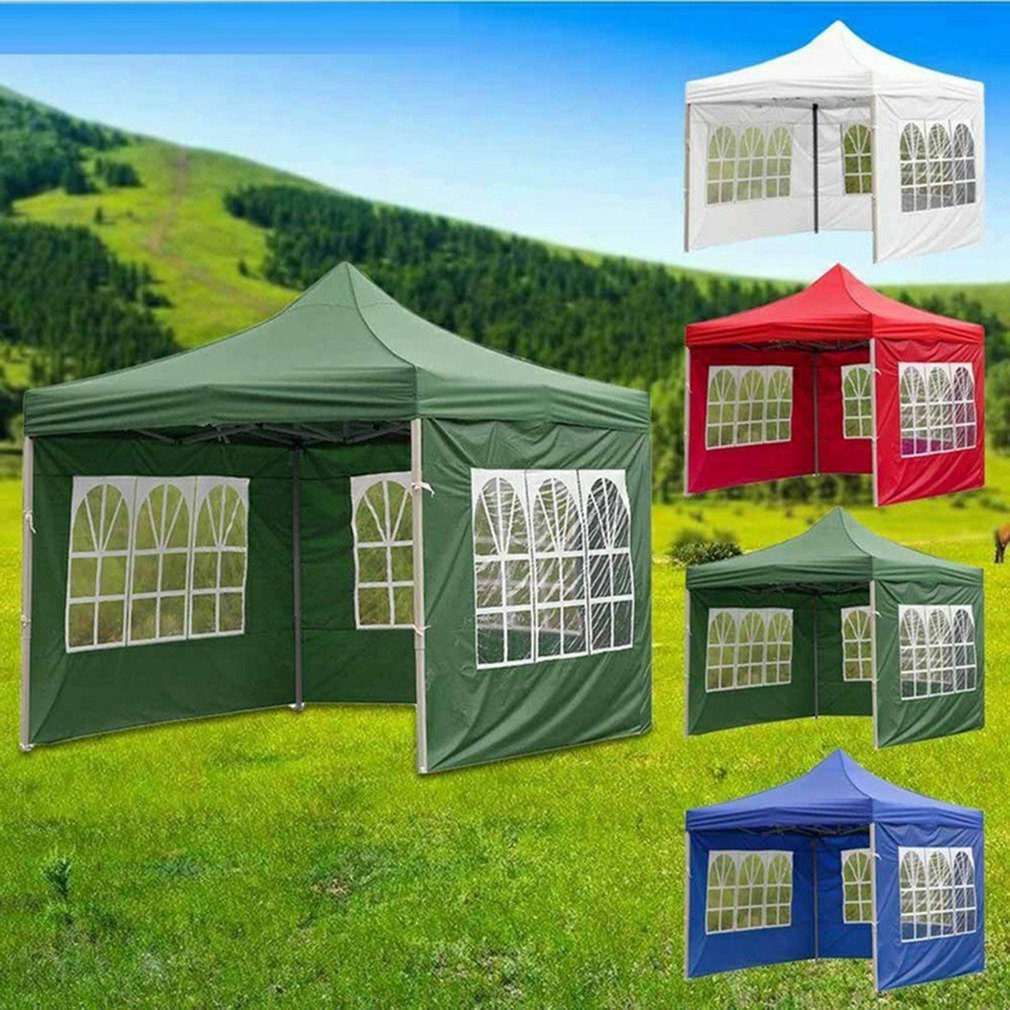 Tienda de tela Oxford para exteriores, carpa portátil a prueba de lluvia, impermeable, para jardín, refugio, pared lateral