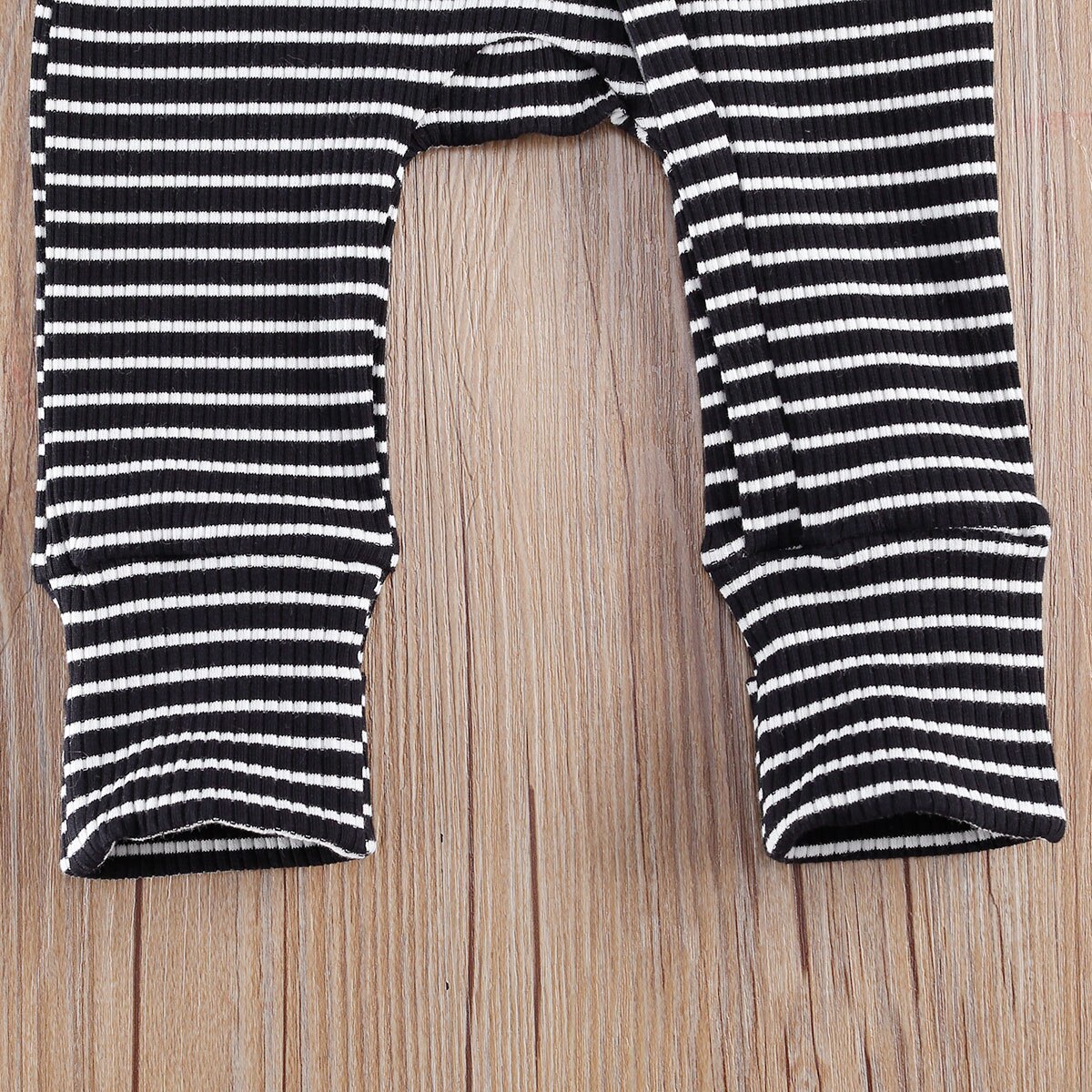 coton automne infantile bébé garçons filles rayé fermeture à glissière barboteuse à manches longues maison vêtements 0-18 mois