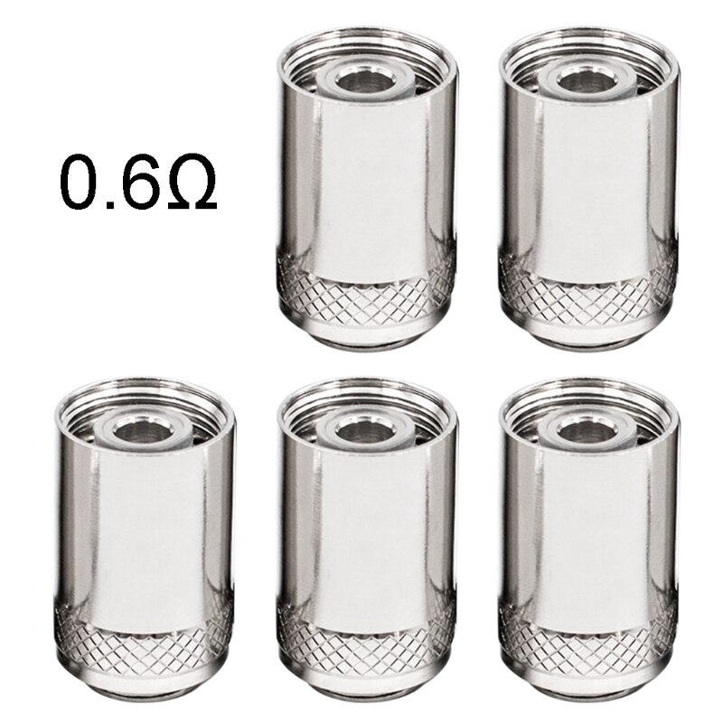 Têtes de bobine de remplacement KX4A, 5 pièces/ensemble, pour CUBIS / eGO AIO BF SS316 0.5/0.6 Ohm: 2