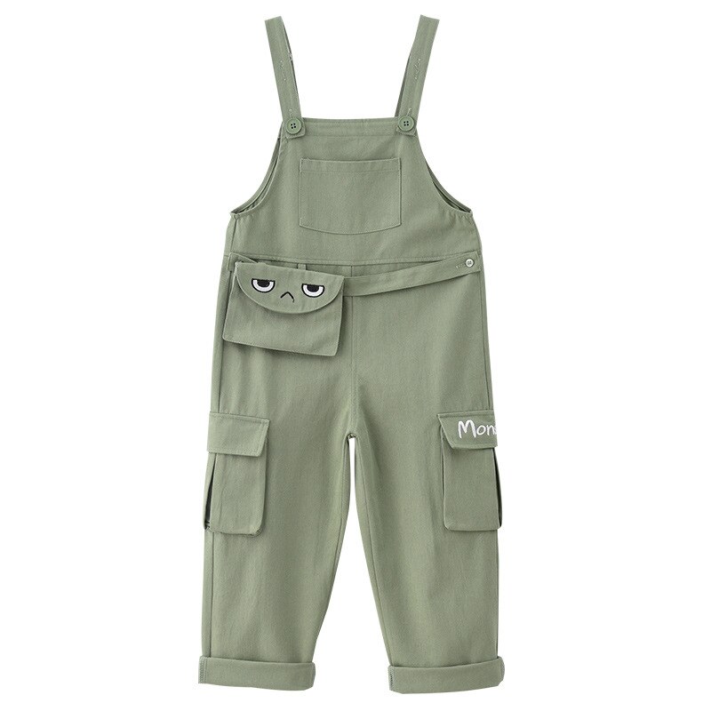 Keväiset söpöt lasten haalarit housut tytöille persoonallisuus tyttövauvan farkkuhousut löysät tyttöjen henkselit housut,  #8330