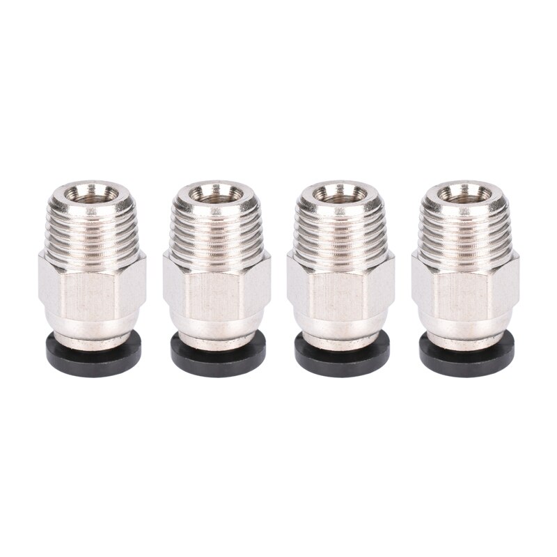 Pneumatische Connector PC4-01 M10 1.75mm 3mm PTFE Tube snelkoppeling j-head Fitting voor 3d V6 j-hoofd remote hotend bowden extruder