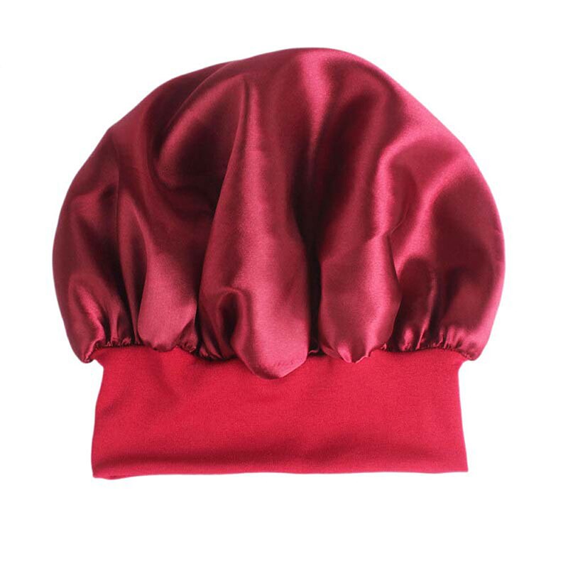 Hair Bonnet for Sleeping Satin Hair Wrap Silk Night Sleep Cap Bonet Satin Long Hair Care Hats for Women Head Cover Shower Cap