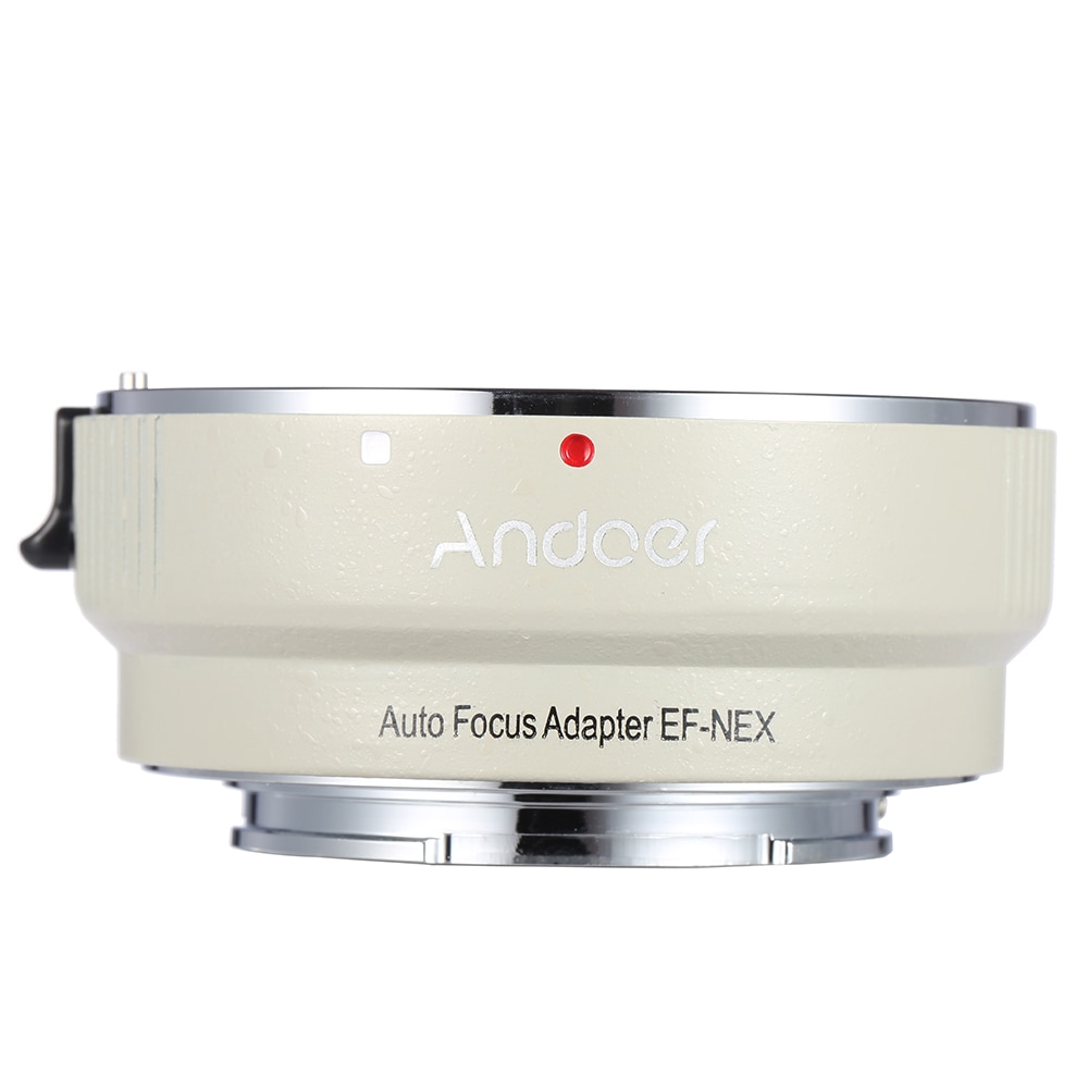 Andoer Auto Focus AF EF-NEXII Adapter Ring for Canon EF EF-S Lens to use for Sony NEX E Mount 3/3N/5N/5R/7 Full Frame