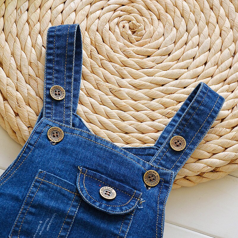 DIIMUU Kleinkind Jungen Jeans Hosen Lange Hosen Solide Kleinkind freundlicher Baby Overall Elastische Taille Kleidung BöHöhle