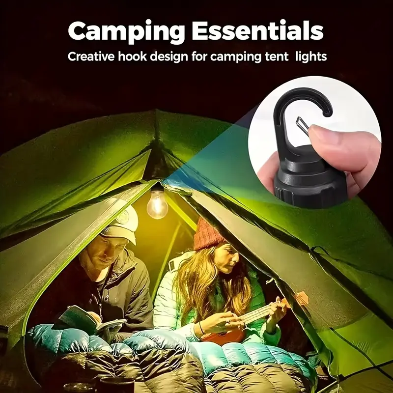 Luz LED Solar portátil para acampar, linterna recargable por USB para exteriores, senderismo, pesca, corte de energía de emergencia, uso de luz de Camping