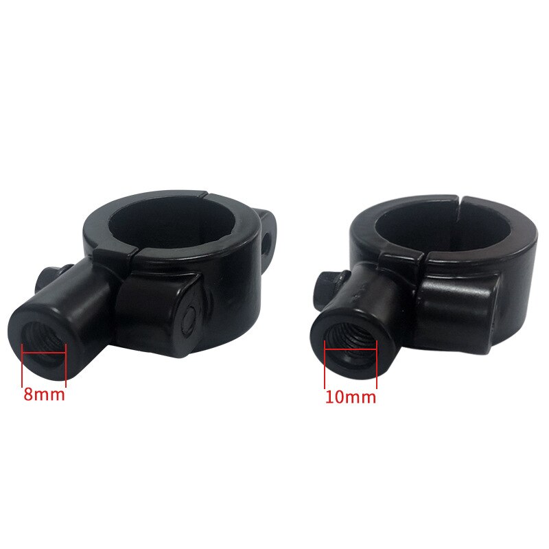 1 par  m8 m10 22mm 25mm motorsykkel speilfeste holdere brakett klemme til motorsykkel moped skitt gruve sykkel atv quad 4 hjuling