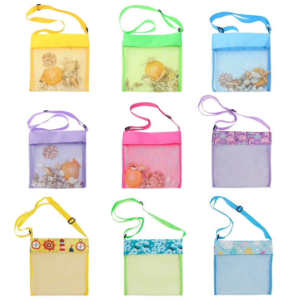 Draagbare Kids Strand Zand Speelgoed Netto Diversen Netje Baby Zee Storage Netwerk Pakket Gemak Outdoor Speelgoed Voor Kinderen