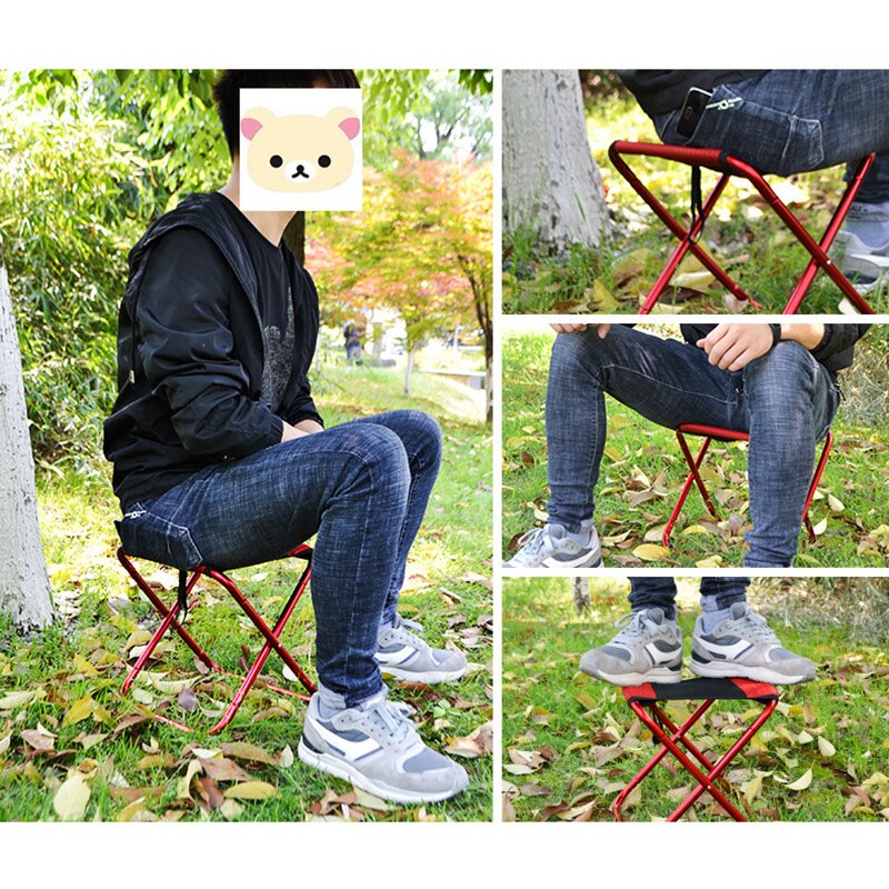 Camping Stoel Vissen Stoel Ultralight Computer Picknick Bbq Strand Stoelen Aluminiu Legering Outdoor Camping Accessoires