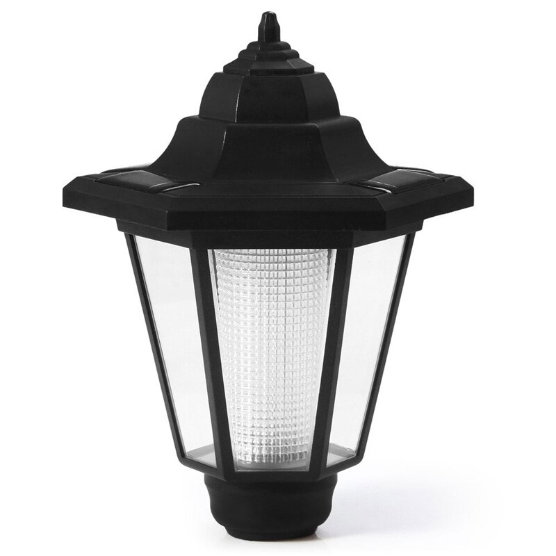 Mount Solar Power LED Garden Fence Outdoor Lamp Light White Path Way Landscape 60mAH