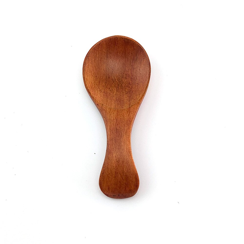 Mini Holz Würze Scoop Löffel Besteck Kaffee Tee Kleine Löffel Zucker Löffel Salz Küche würzen Scoop Baby Fütterung Holz Löffel: 1PC von Braun