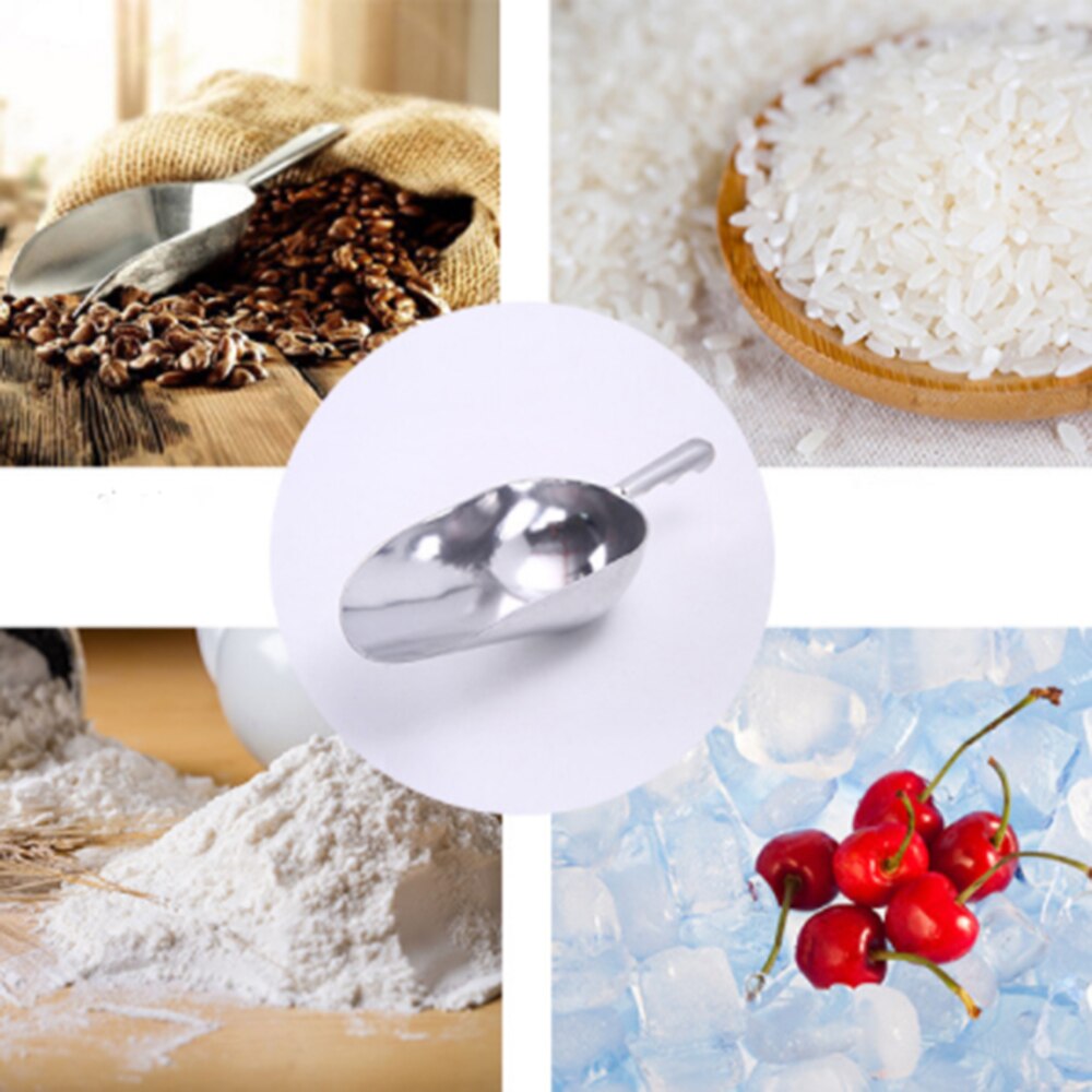 1 Stuks Rvs Ice Scoop Voedsel Buffet Candy Bar Scoops Schop Keuken Gadgets Eetlepel Suiker Scoop Keuken Storage Tool