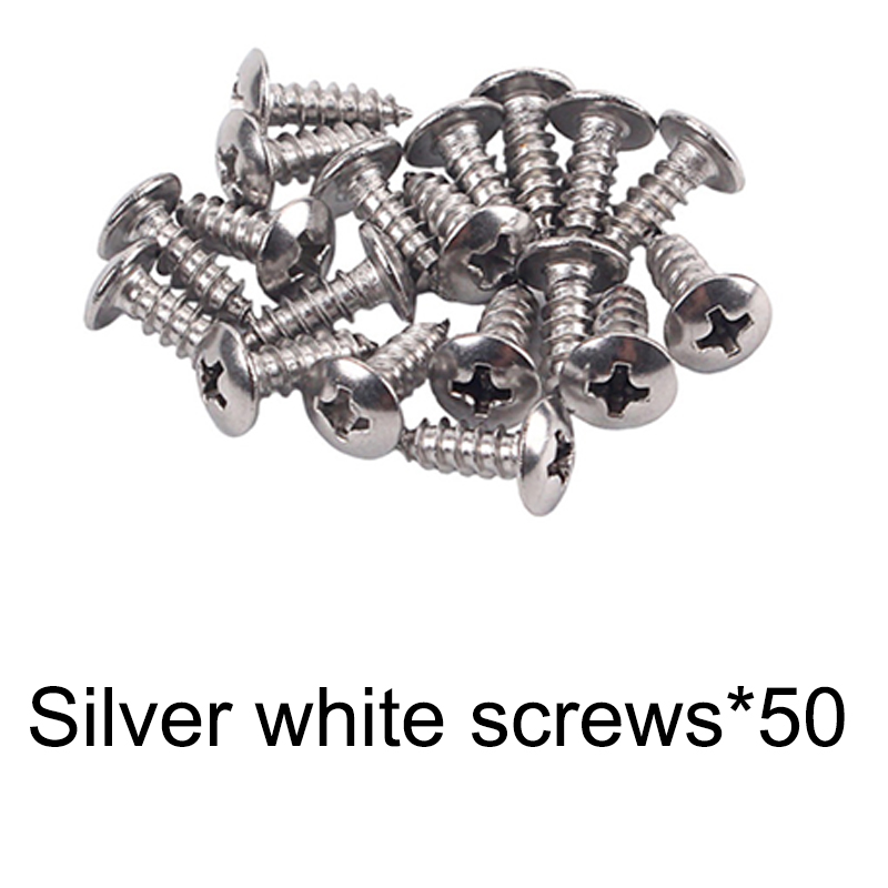 Elektrisk gitar bass beskyttelsesplate skruer 3*12mm beskyttelsesplate bakdeksel plate sokkelskruer med eske emballasje hy: Gul