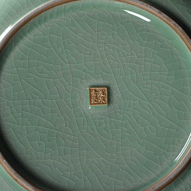 Celadon Tee Washset Keramik Tasse Stift Große Tee Waschen Eis Riss Offene Stück Von Wasser Ceremonia Del Te Haushalts Produkte DH50CX