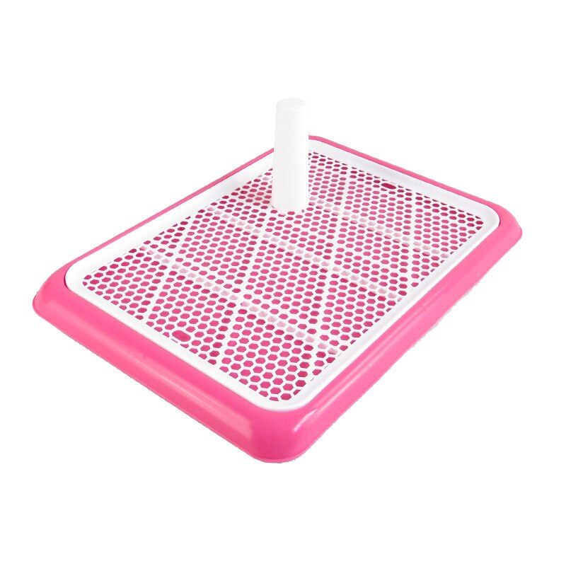 Pot de toilette à treillis pour chien, bac de formation pour chien d&#39;intérieur, bac de formation pour animaux de compagnie, toilettes pour chiens chats, pot pour chiot, boîte à litière pour chat: Pink