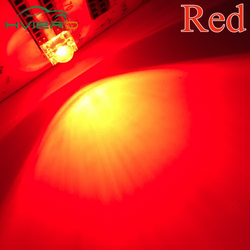 500 stk hvid rødblå led  f5 5mm dome super flux vandklar piranha emitterende diode 6000 ~ 6500k lysdioder billysdioder pære