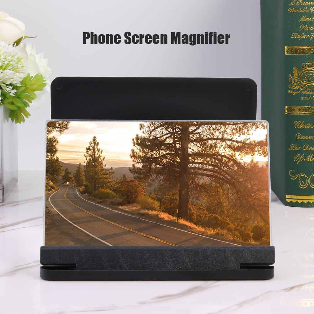 9.8 Inch Telefoon Screen Vergrootglas 3D Hd Video Versterker Opvouwbare Beugel