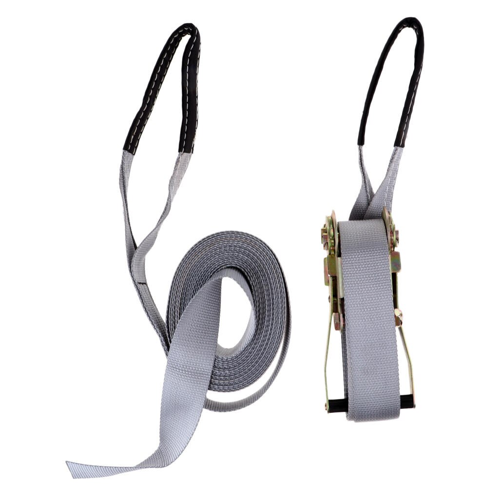 Slackline Kit 36ft x 2" Webbing Slack Line/Ratchet Tensioner for Outdoor Fun: Gray